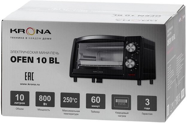 Мини-печь KRONA OFEN 10 BL (preview 15)