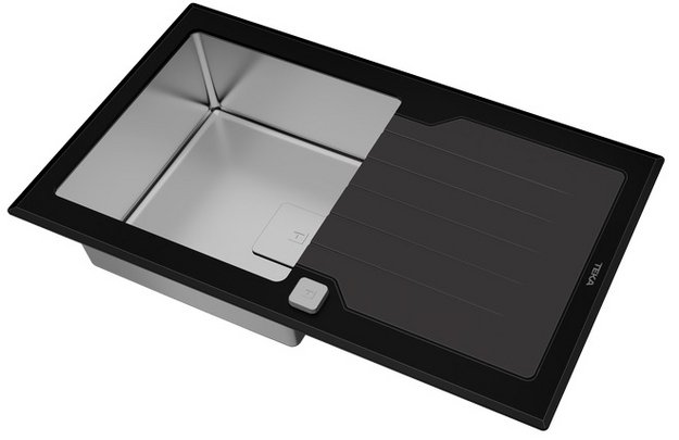 Врезная раковина Teka Diamond RS15 1B 1D 86 BLACK (preview 4)