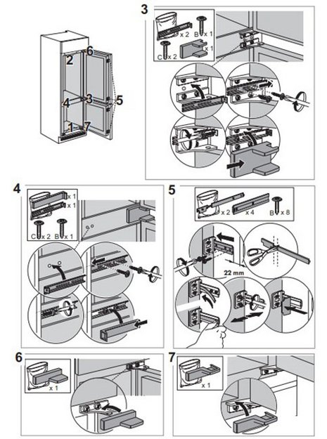Встраиваемый холодильник Franke FCB 320 NE E (preview 5)