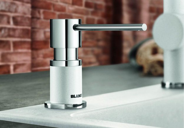 Дозатор для жидкого мыла Blanco Lato Silgranit черный 526177 (preview 2)