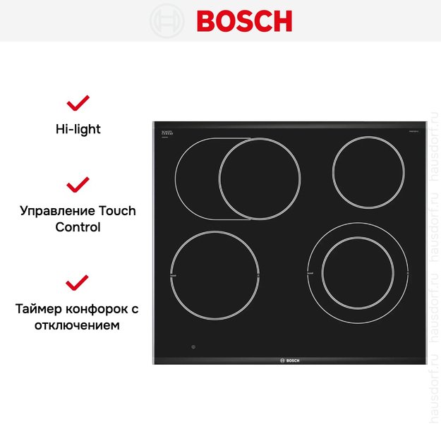 Электрическая варочная панель Bosch PKN 675 DP1D (preview 8)