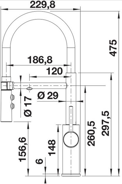 Смеситель 3-в-1 Blanco CATRIS-S Flexo Filter 526707 матовый черный (фото 3) Смеситель 3-в-1 Blanco CATRIS-S Flexo Filter 526707 матовый черный (preview 3)
