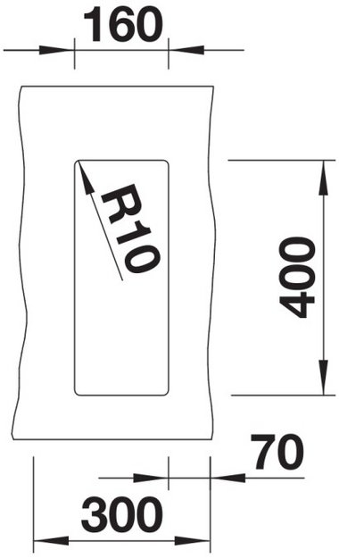 Мойка BLANCO SUBLINE 160-U Silgranit черный (фото 3) Мойка BLANCO SUBLINE 160-U Silgranit черный (preview 3)