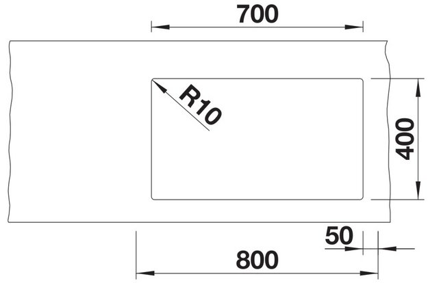 Мойка BLANCO SUBLINE 700-U Level Silgranit черный (preview 4)