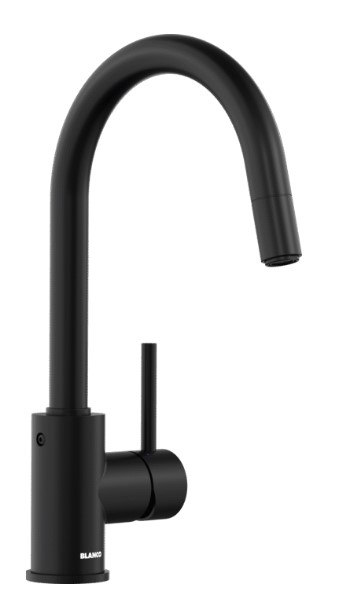 Смеситель Blanco MIDA-S 526653 Silgranit матовый черный (preview 1)