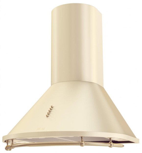 Купольная вытяжка Krona NIKOL 600 ivory/bronze push button (preview 1)