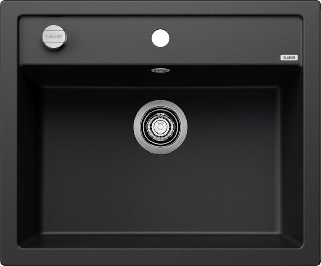 Мойка BLANCO DALAGO 6 Silgranit черный, клапан-автомат (preview 1)