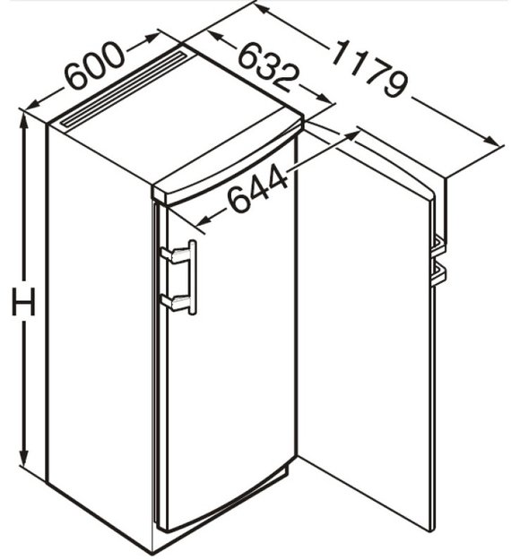 Морозильник Liebherr G 2433 Comfort SuperFrost (preview 4)