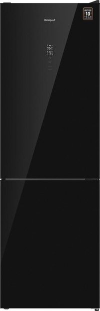 Отдельностоящий холодильник с инвертором Weissgauff WRK 185 Total NoFrost Inverter Black Glass (preview 1)