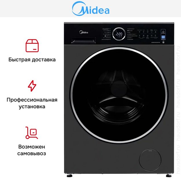 Стирально-сушильная машина Midea MF205D80WB/T-RU (preview 11)