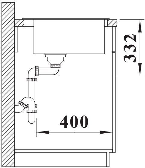 Мойка BLANCO NAYA 45 Silgranit темная скала (фото 6) Мойка BLANCO NAYA 45 Silgranit темная скала (preview 6)