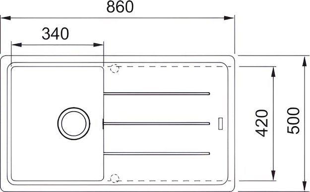 Мойка Franke BFG 611-86 бежевый (preview 2)