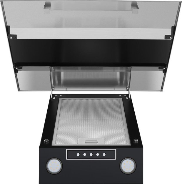 Кухонная вытяжка MAUNFELD Bridge 50 нержавеющая сталь\черное стекло (фото 5) Кухонная вытяжка MAUNFELD Bridge 50 нержавеющая сталь\черное стекло (preview 5)