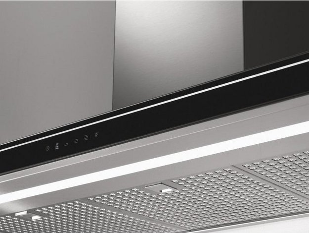 Вытяжка Falmec SILENCE LUMINA NRS 90 INOX VETRO NERO (800) (preview 2)