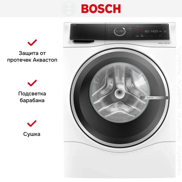 Стирально-сушильная машина Bosch WNC254A0BY (preview 9)