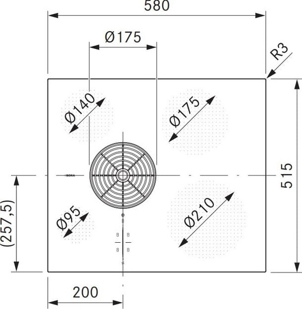 Индукционная варочная панель со встроенной вытяжкой BORA PURSA2 (preview 3)