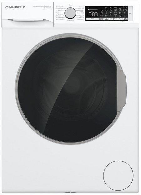 Стиральная машина Maunfeld MFWM128WH300 ST INVERTER SLIM (preview 1)