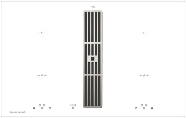 Варочная панель с вытяжкой Kuppersbusch KMI 8500.0 WR Stainless Steel (фото 1) Варочная панель с вытяжкой Kuppersbusch KMI 8500.0 WR Stainless Steel (preview 1)