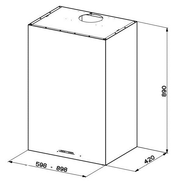 Вытяжка Faber CUBIA GLOSS PLUS EV8 WH A60 (фото 3) Вытяжка Faber CUBIA GLOSS PLUS EV8 WH A60 (preview 3)
