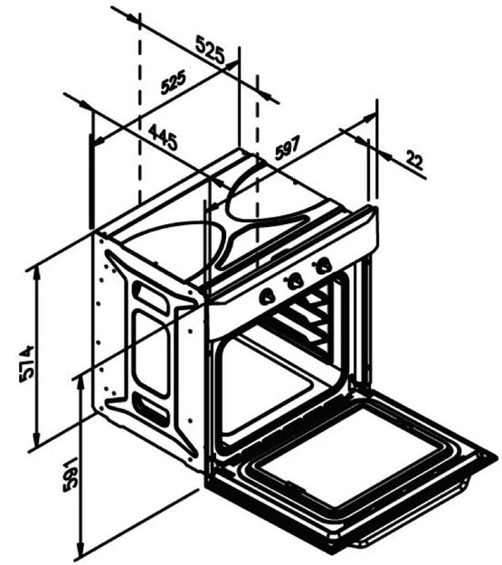 Духовой шкаф Zigmund Shtain BN 19.504 S (preview 2)