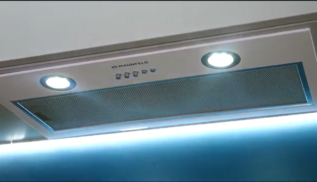 Встраиваемая вытяжка Maunfeld Crosby Hardy 1000Push черный (video 1)