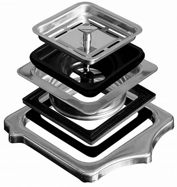 Адаптер для подключения ИПО Bone Crusher к квадратному сливу 22-0003H-00 (preview 1)