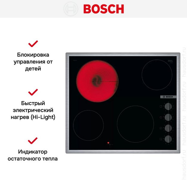 Электрическая варочная панель Bosch PKE645CA2E (preview 6)