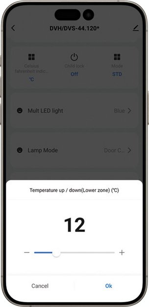Встраиваемый винный шкаф Dunavox DVH-25.65DMB.TO (preview 10)