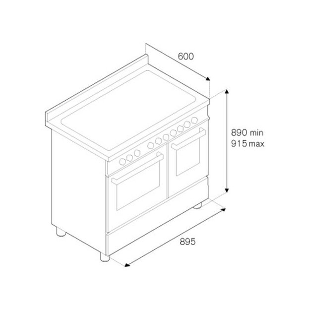 Варочный центр Bertazzoni MAS90 6 MFE D VI T (preview 4)