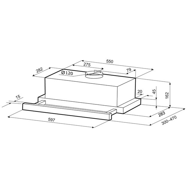 Встраиваемая вытяжка KRONA KAMILLA MV 6002 INOX (preview 15)