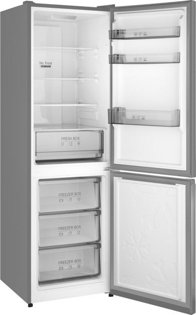 Отдельностоящий холодильник с инвертором Weissgauff WRK 185 Total NoFrost Inverter Inox (preview 5)