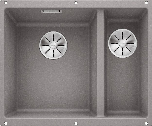 Мойка BLANCO SUBLINE 340/160-U Silgranit алюметаллик, чаша слева (preview 1)