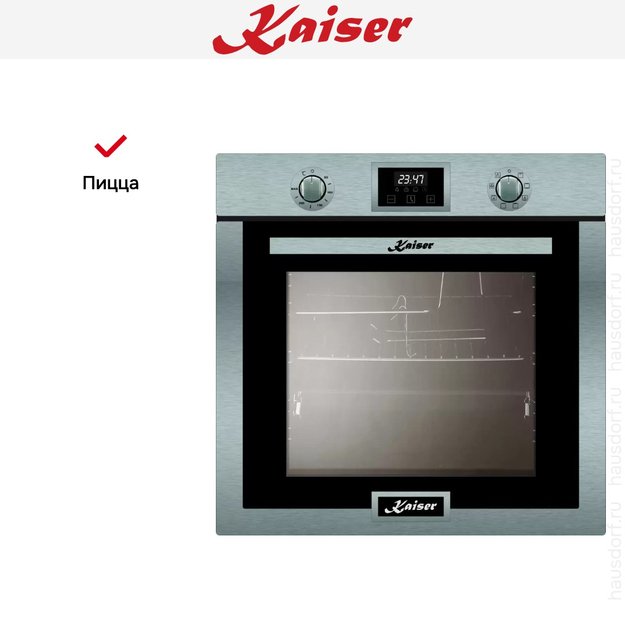 Встраиваемый электрический духовой шкаф Kaiser EH 6323 (фото 7) Встраиваемый электрический духовой шкаф Kaiser EH 6323 (preview 7)