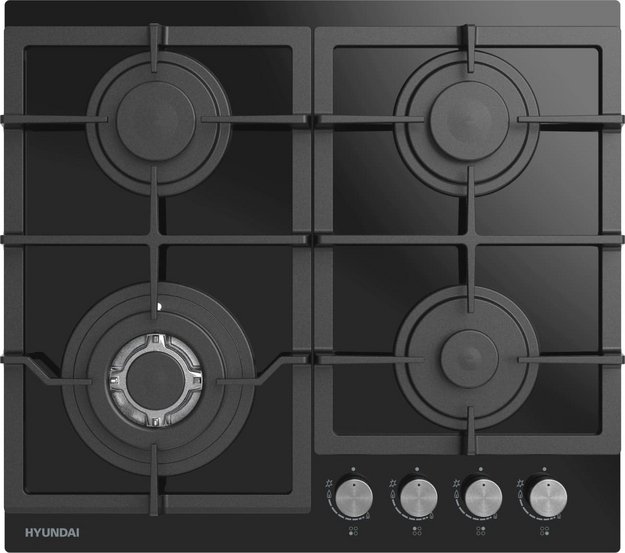 Газовая варочная панель Hyundai HHG 6436 BG (preview 1)