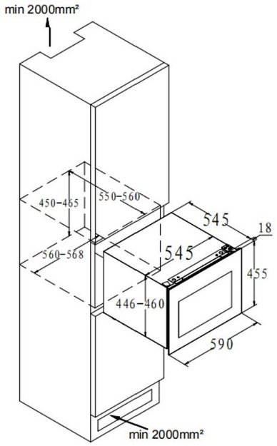 Встраиваемый винный шкаф Korting KFW 501 SL GN (preview 4)