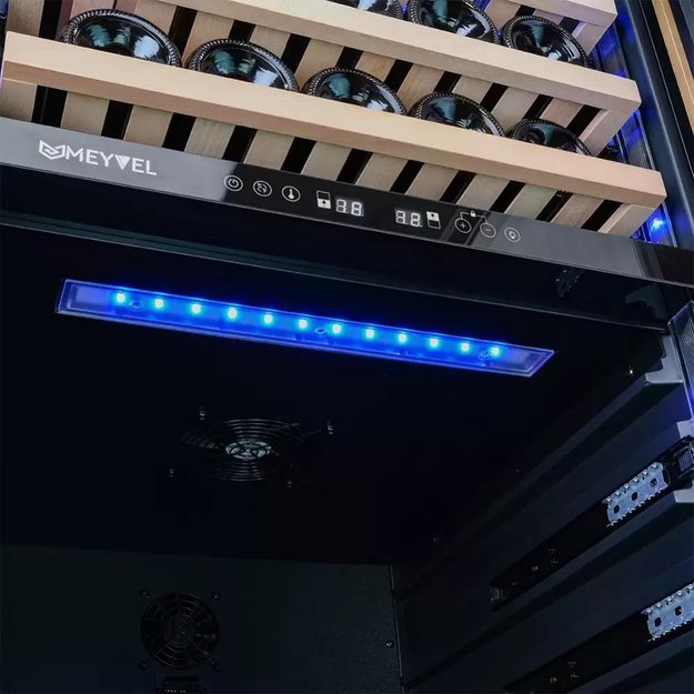 Винный шкаф Meyvel MV163PRO-KBT2 (Натуральный бук) (фото 13) Винный шкаф Meyvel MV163PRO-KBT2 (Натуральный бук) (preview 13)