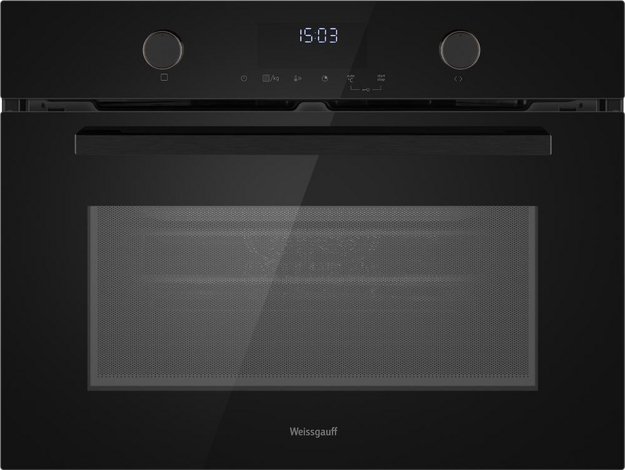 Компактный духовой шкаф с СВЧ Weissgauff OE 4551 DB Black Edition (preview 1)