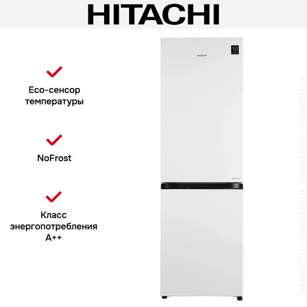 Холодильник Hitachi R-B 410 PUC6 PWH (preview 18)