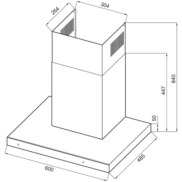Вытяжка Krona ONYX 600 GLASS BLACK S (фото 18) Вытяжка Krona ONYX 600 GLASS BLACK S (preview 18)