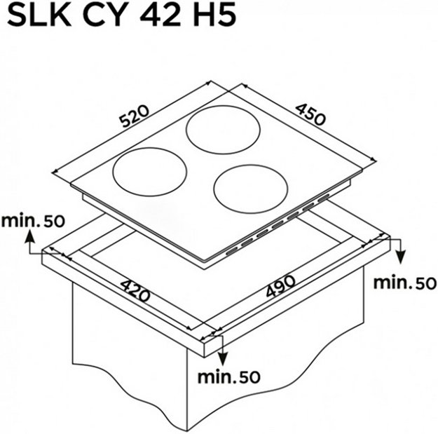 Варочная панель Schaub Lorenz SLK CY 42 H5 (preview 6)