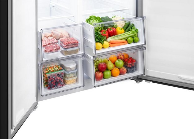 Отдельностоящий холодильник с инвертором Weissgauff WSBS 550 Built-in NoFrost Inverter Black (preview 14)