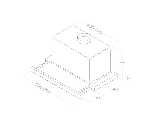 Встраиваемая вытяжка Elica ELITE 26 IX/A/60/VT (preview 5)