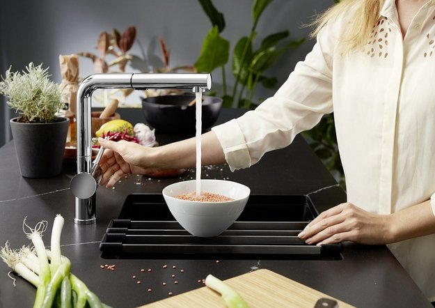 Мойка BLANCO SUBLINE 400-U Silgranit вулканический серый (preview 4)