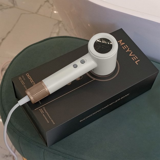 Фен Meyvel MF9-1600 (Jade White) (preview 9)