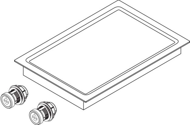 Варочная панель с вытяжкой и установочным комплектом BORA PKAS3FIT (1x PKAS3, 1x PKFI3, 1x PKT3, 1x EFBV90, 1x EF375, 1x EFV) (preview 8)