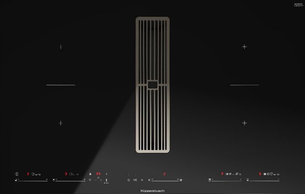 Варочная панель с вытяжкой Kuppersbusch KMI 8590.0 SR Silver Chrome (preview 1)