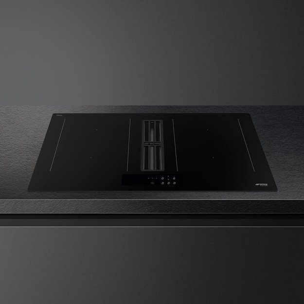 Варочная панель со встроенной вытяжкой Smeg HOBD382N2 (preview 3)