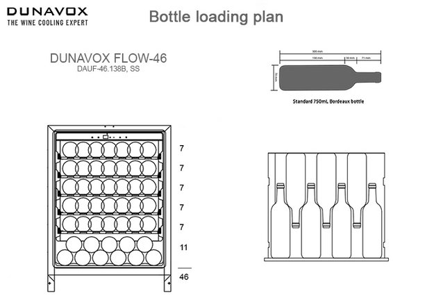 Встраиваемый винный шкаф Dunavox DAUF-46.138C (preview 1)