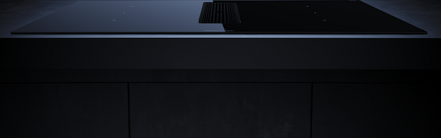 Индукционная варочная панель с вытяжкой Kuppersbusch KMI 8350.0 SR Black Velvet (preview 4)