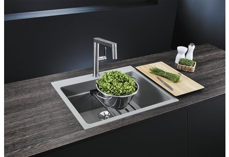 Мойка Blanco Etagon 6 антрацит клапан-автомат InFino 524539 (preview 8)